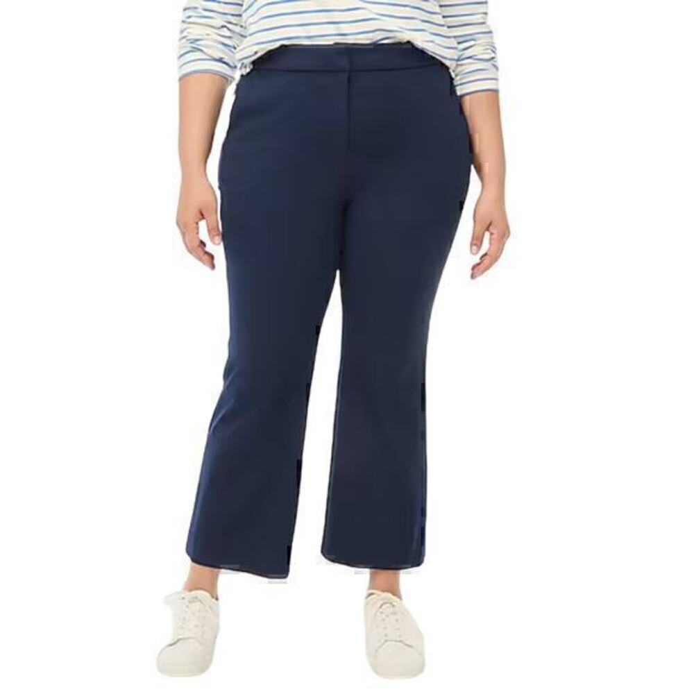 J.Crew Factory Kelsey flare pant in Navy size 18 NWT
